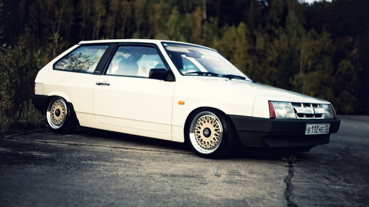 stance, ваз, 2108, bbs, белая, Lada