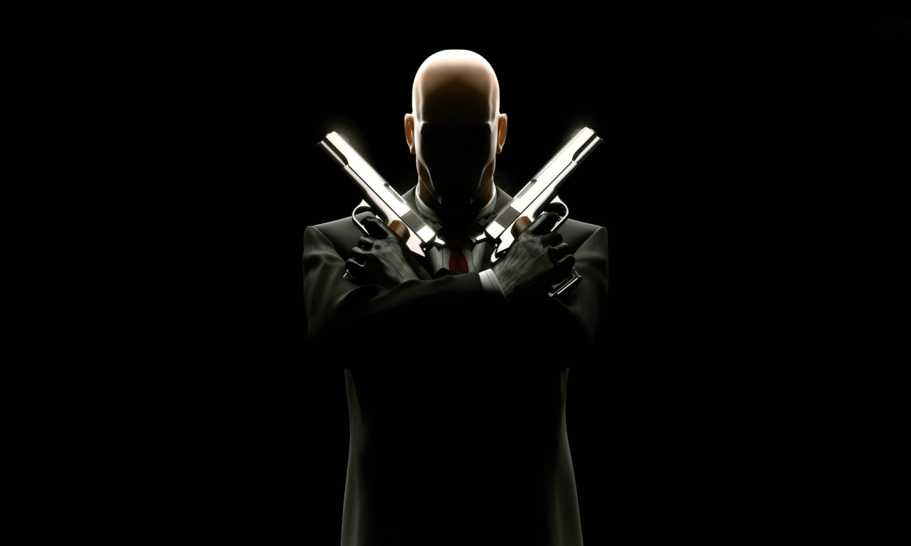 Silverballers, Killer, pistols, pc games, video games, bald, , Hitman Absolution, assassins, guns, Hitman