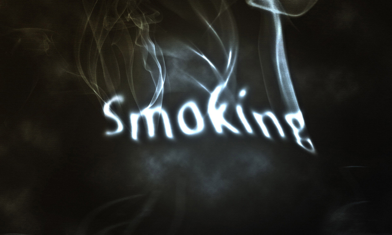 дым, сигареты, курение, надпись, Smoking