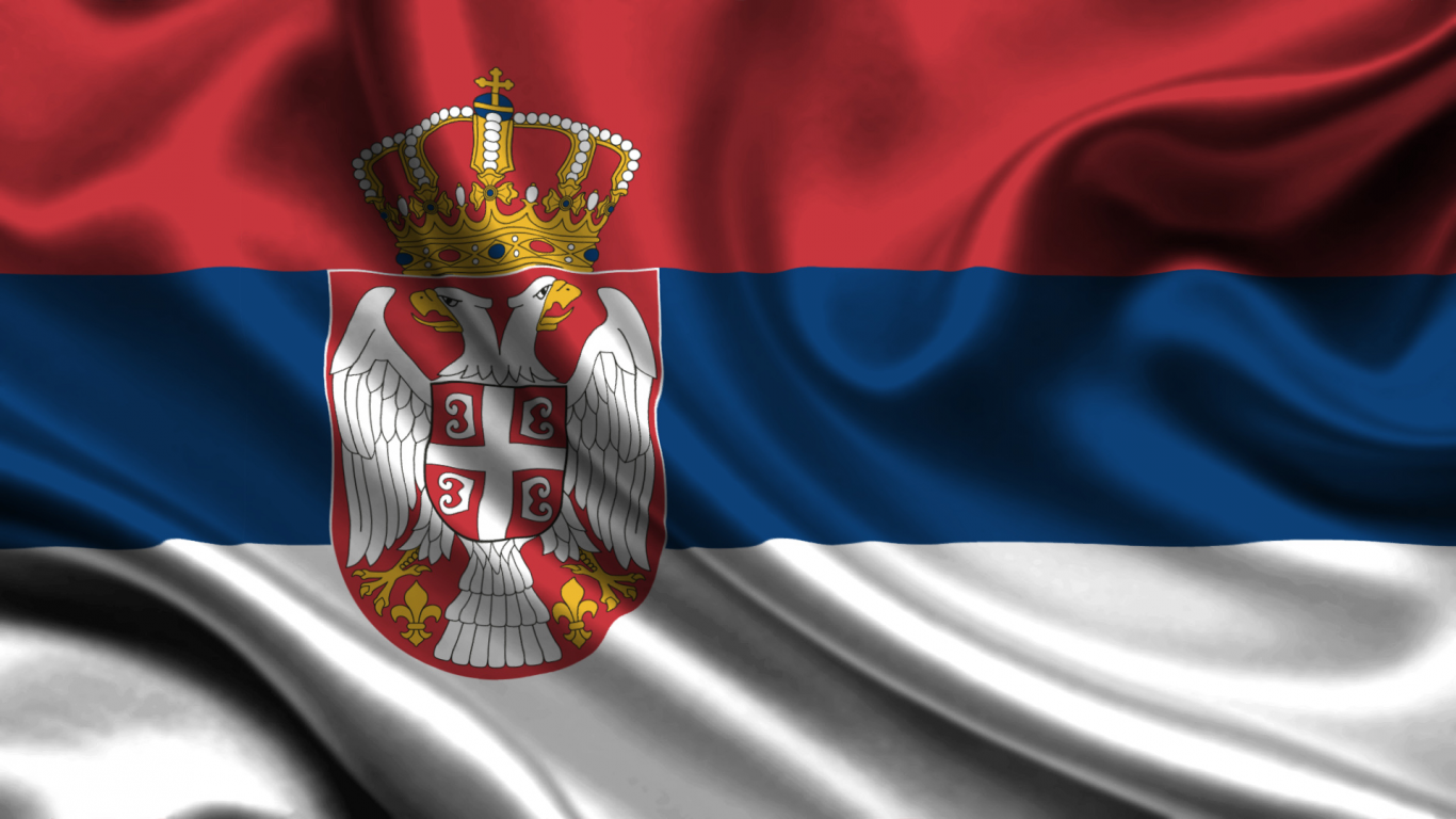 Сербия, флаг, serbia