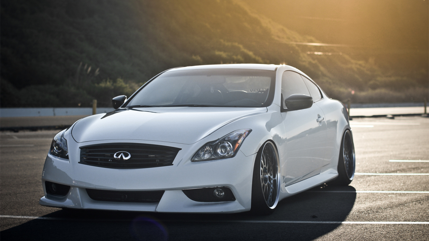 тюнинг, купе, Infiniti g37, coupe, белая, инфинити