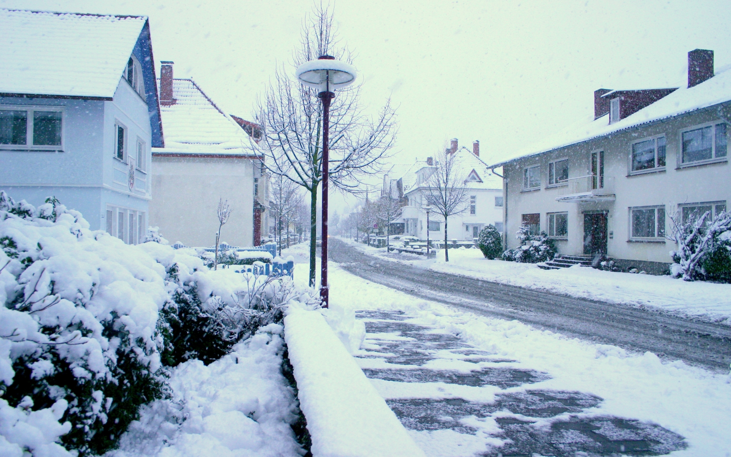 Зима, улица, snowy street, снег, winter, город