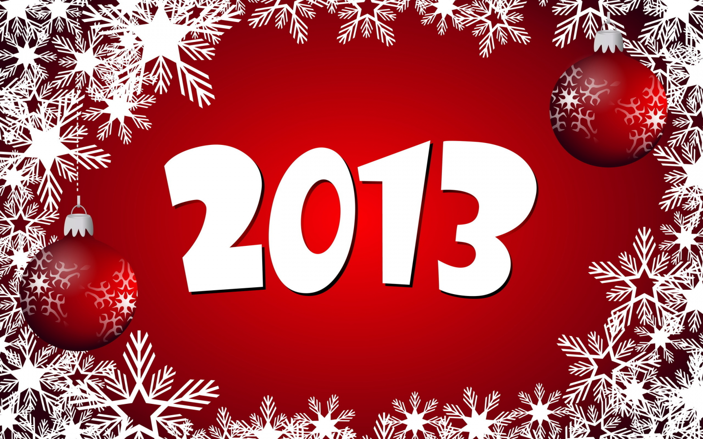шары, new year, Новые год, снежинки, 2013