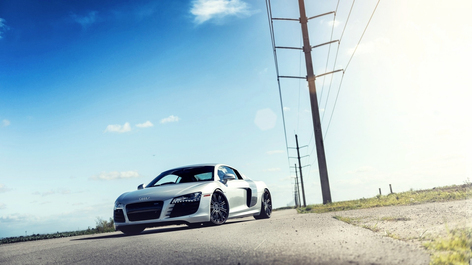 vehicles, automobile, skies, , Audi R8, Audi, roads