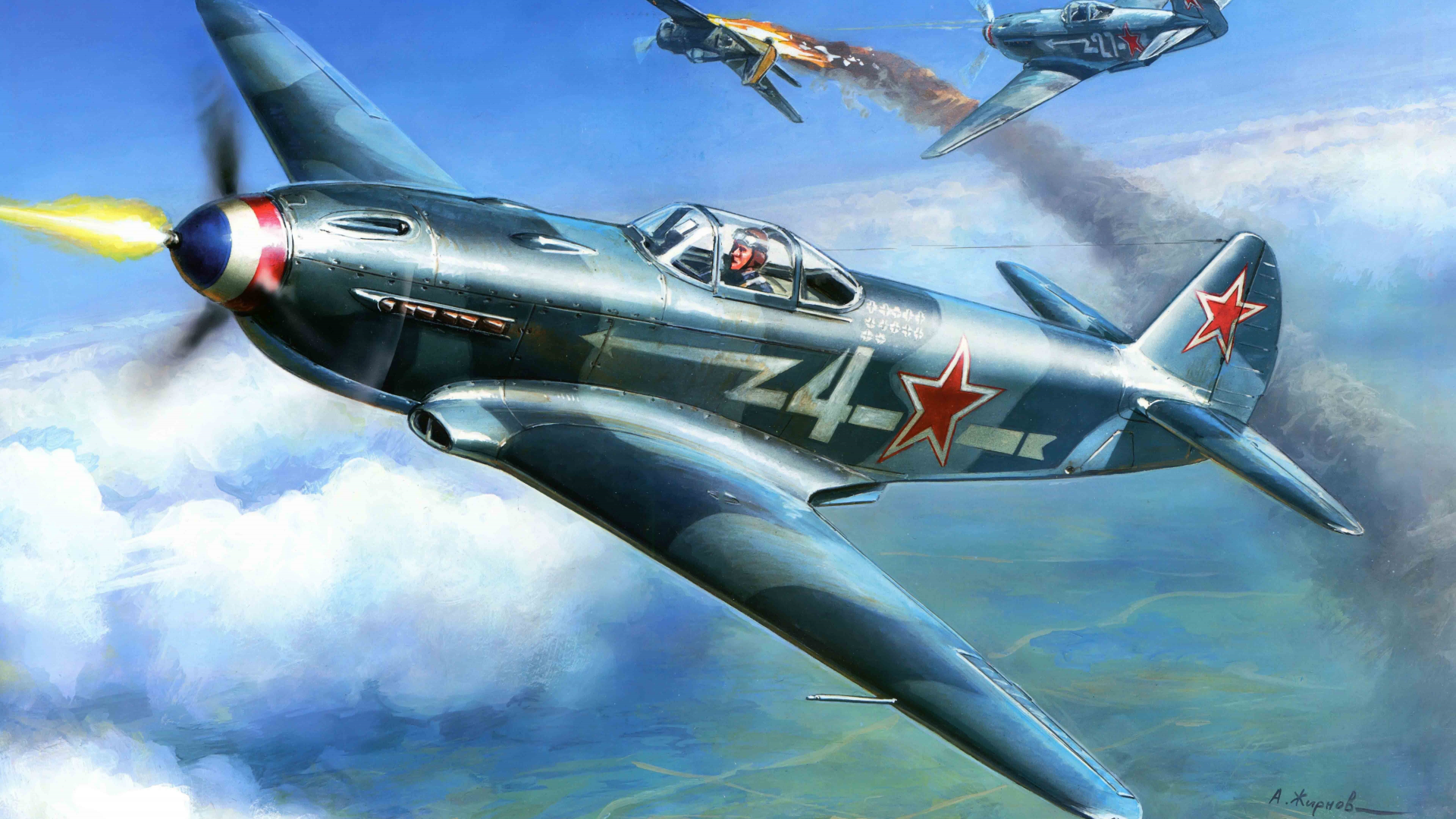 Як-3, самолет, фронтовой, одномоторный, советский