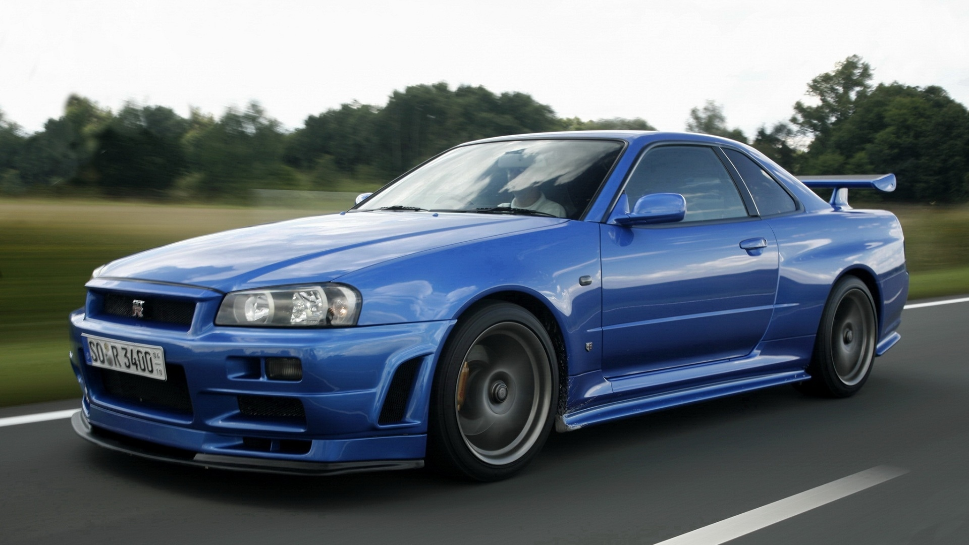 гтр, r34, ниссан, Nissan, gt-r, синий, skyline, скайлайн, v-spec