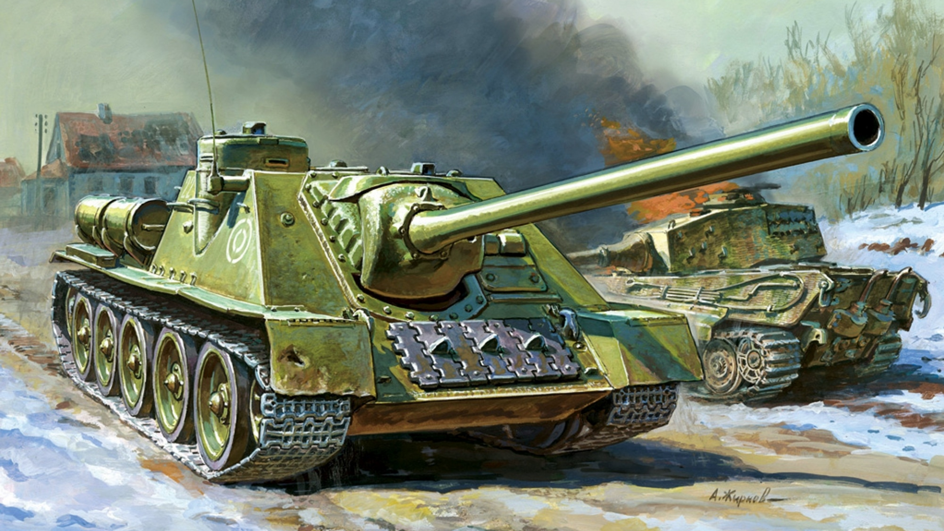 самоходно-артиллерийская установка, советская, Су-100