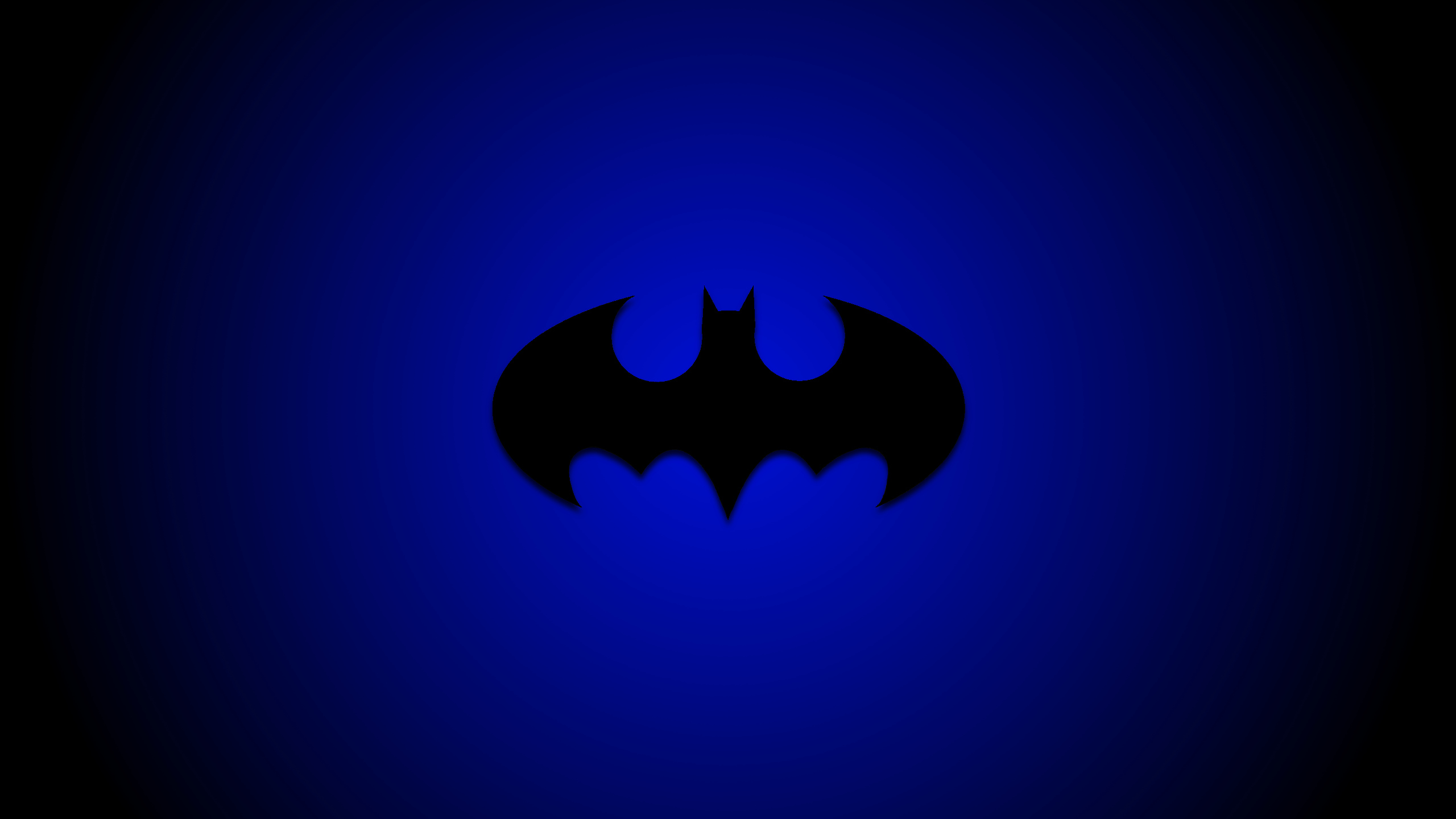 black, minimalistic, Batman, , DC Comics, blue, Batman Logo, hero