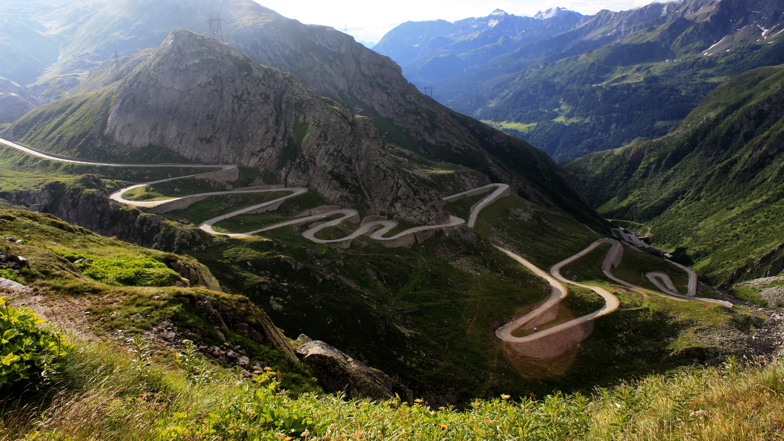 mountains, , roads, Gotthard Pass