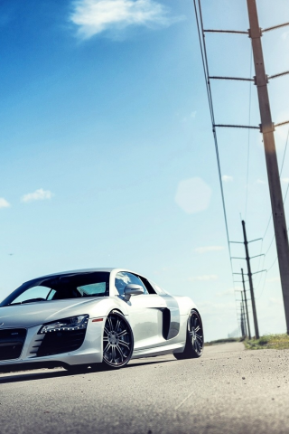 vehicles, automobile, skies, , Audi R8, Audi, roads