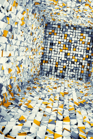 cubes, abstract, , digital art