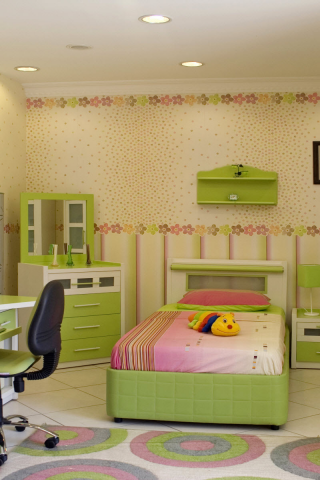 комната, стиль, Детская, интерьер, спальня, дизайн