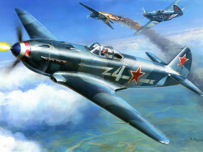 Як-3, самолет, фронтовой, одномоторный, советский