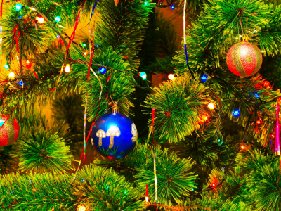 шарики, new year, елка, ветки, новогодние, гирлянда, Christmas 