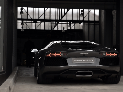 black, Lamborghini, lp700-4, ламборгини, авентадор, чёрный, aventador