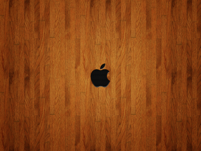 текстура, деревянный фон, сетка, Apple, hi-tech