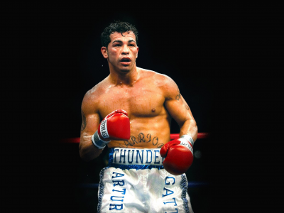 boxing, Arturo gatti, бокс, артуро гатти, черный фон, боксер