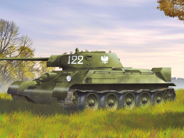 Советский, т-34-76, тридцатьчетверка, средний, танк