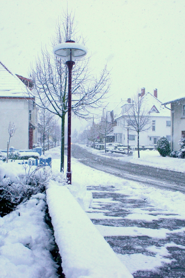 Зима, улица, snowy street, снег, winter, город