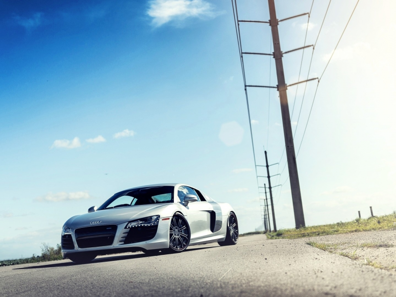 vehicles, automobile, skies, , Audi R8, Audi, roads