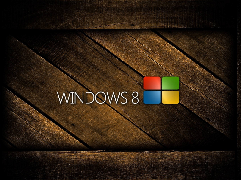 Pc, дерево, microsoft windows, windows 8, лого