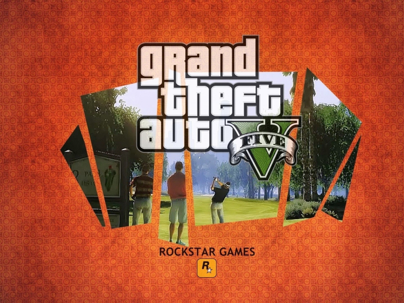 game, Grand theft auto v, город, city, gta, оранжевый, orange