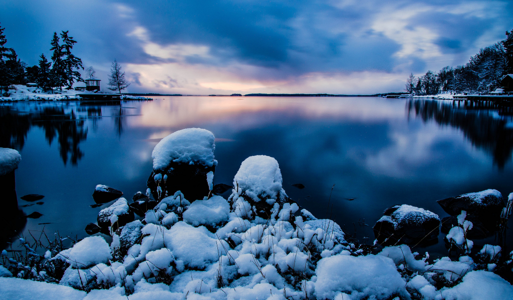 стокгольм, швеция, камни, Stockholm, вода, sweden, природа, снег