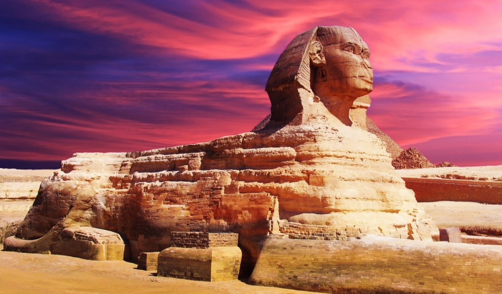 Египет, скульптура, сфинкс, достопримечательность