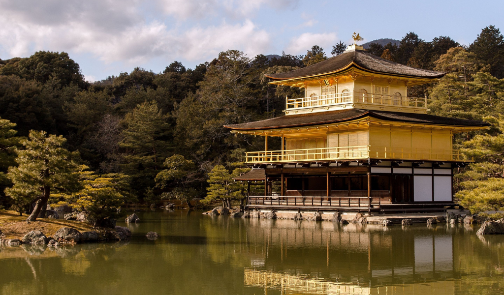 kyoto, japan, The golden pavilion