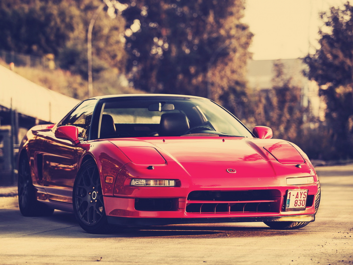 honda nsx, acura, Хонда, акура, red, спереди