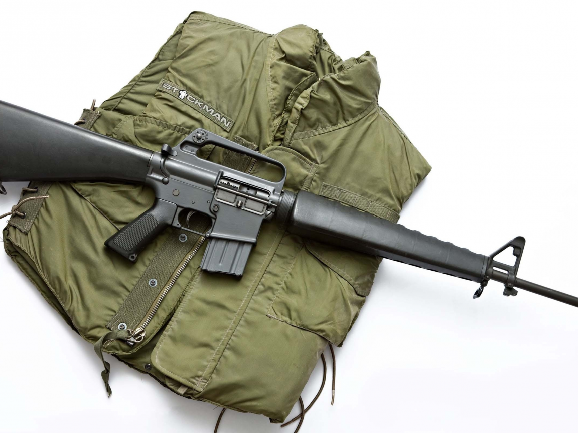 винтовка, Оружие, автоматическая, m16, американская