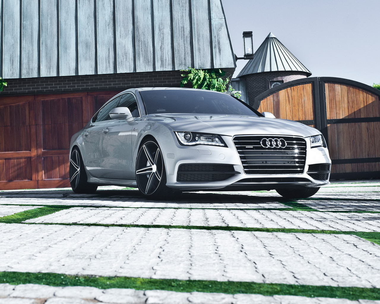 hd wallpaper, car, Audi a7, авто, ауди, гараж