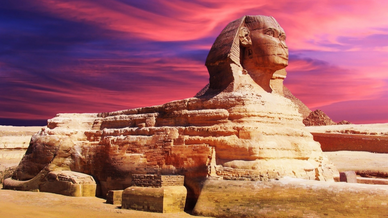 Египет, скульптура, сфинкс, достопримечательность