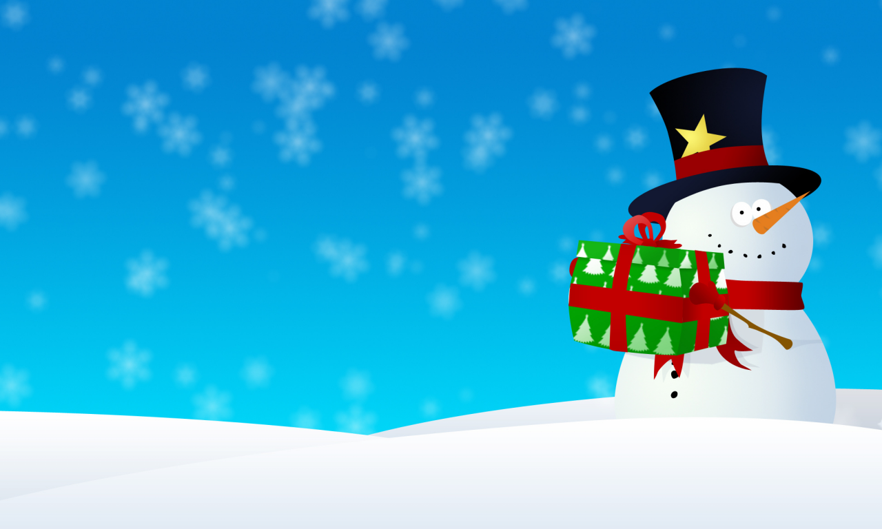 Christmas, новый год, графика, рождество, new year, снеговик