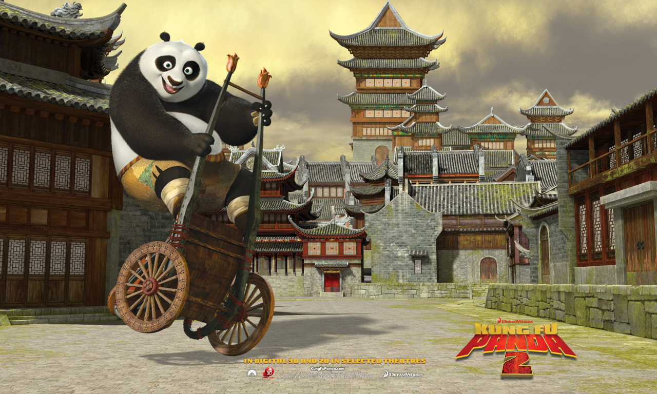 кунг-фу панда 2, dreamwork, kung-fu panda 2, по, 2011, Панда