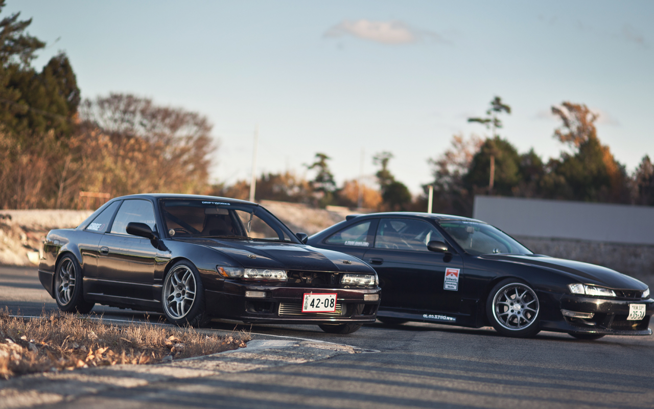 silvia, s13, черная, s14, Nissan, auto, ниссан, авто, black, сars, сильвия