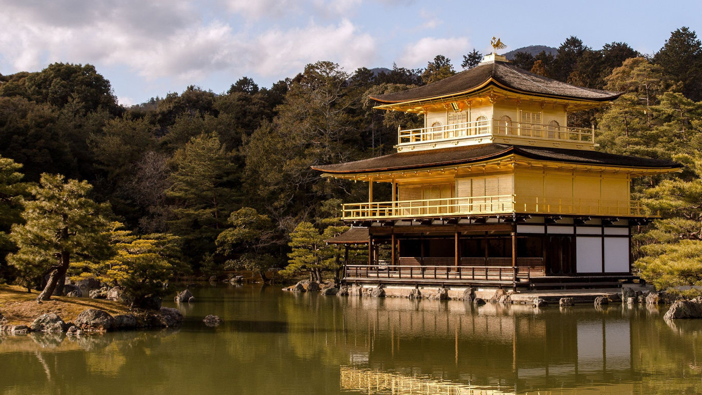 kyoto, japan, The golden pavilion