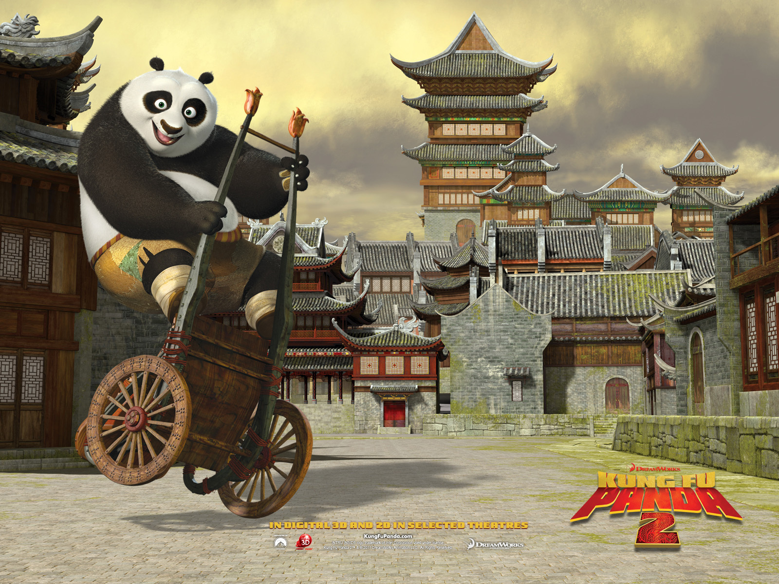 кунг-фу панда 2, dreamwork, kung-fu panda 2, по, 2011, Панда