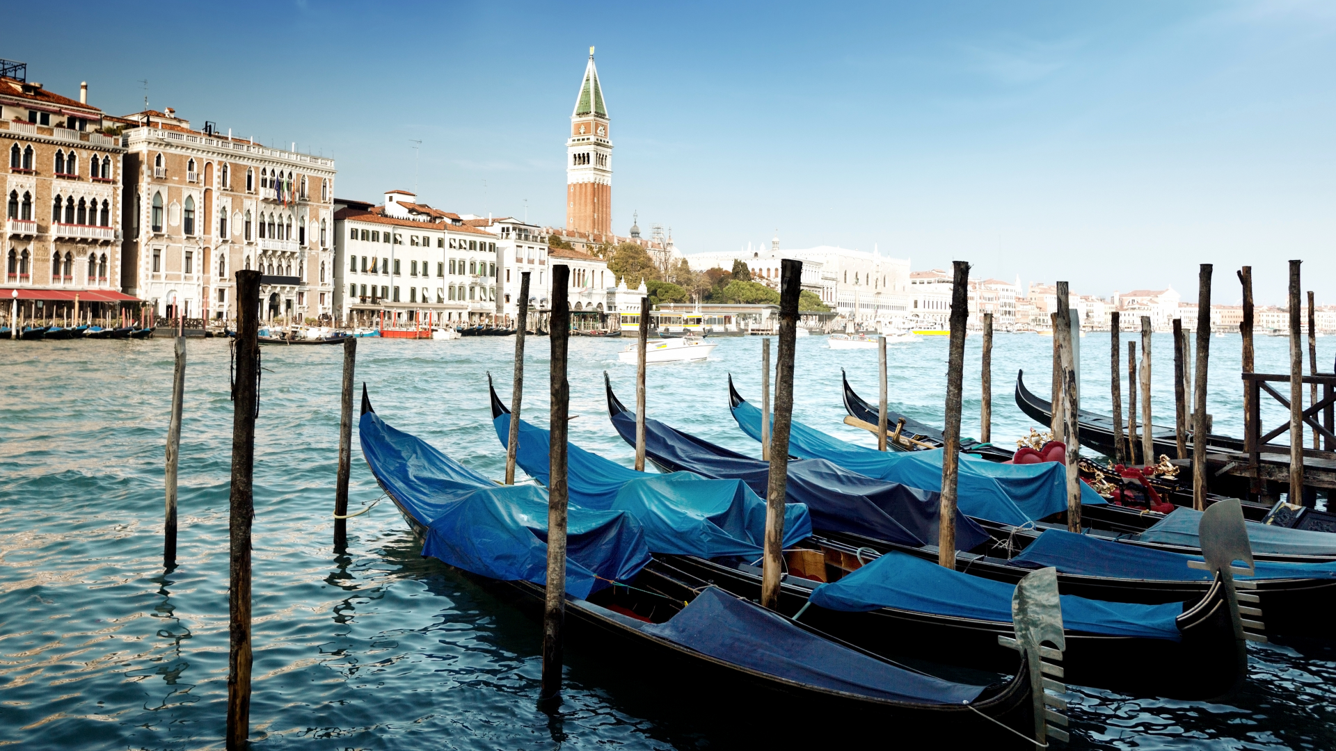 канал, италия, гондолы, venice, вода, море, Венеция, italy