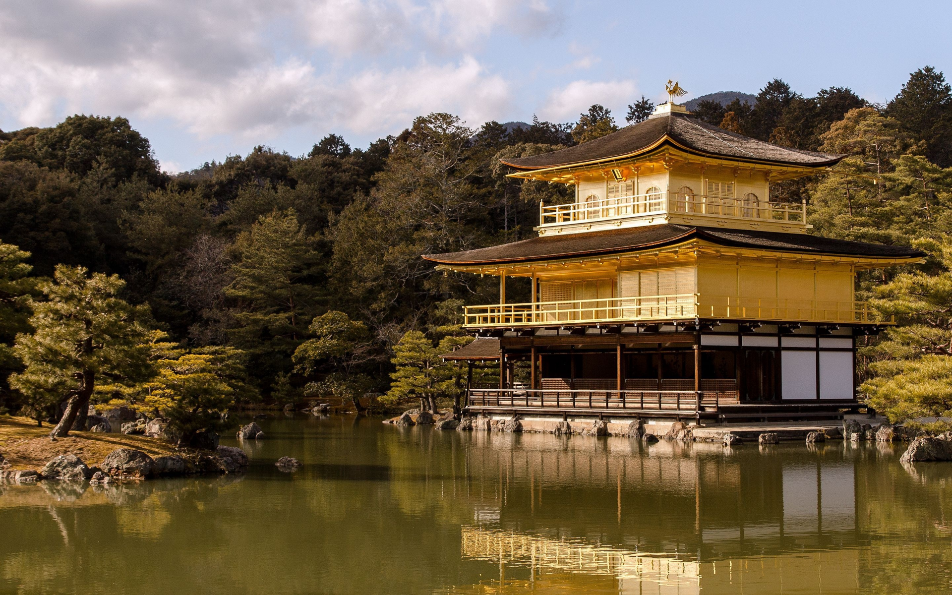 kyoto, japan, The golden pavilion