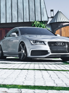 hd wallpaper, car, Audi a7, авто, ауди, гараж