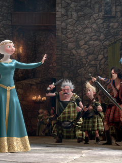 princess, film, queen, scotland, red hair, pixar, merida, Brave, the movie, disney, king, warriors