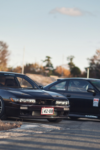 silvia, s13, черная, s14, Nissan, auto, ниссан, авто, black, сars, сильвия