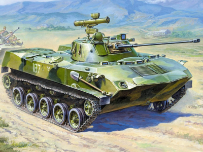 Бмд-2, боевая, советская, плавающая, гусеничная, машина