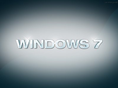 windows 7, Hi-tech, надпись, art