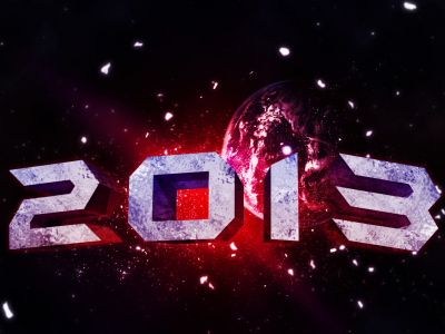 earth, земля, New year, космос, 2013, новый год, space