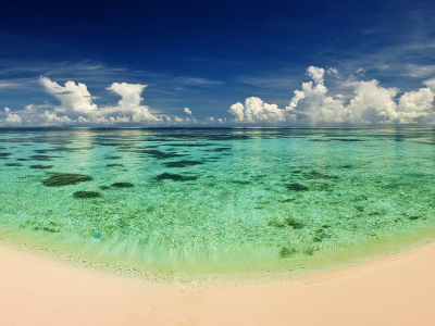 океан, песок, вода, тепло, пляж, прозрачность, Море