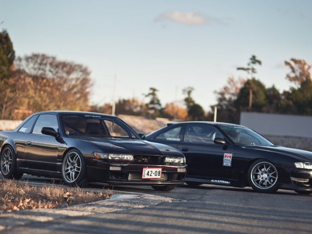 silvia, s13, черная, s14, Nissan, auto, ниссан, авто, black, сars, сильвия