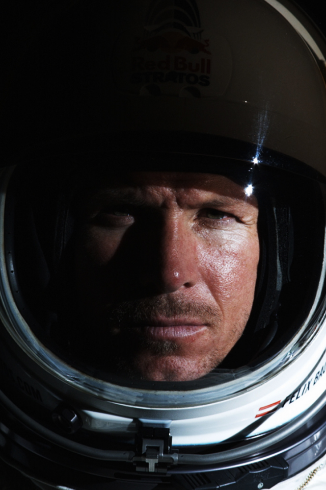 полёт, космос, Felix baumgartner, red bull stratos, red bull, спортсмен