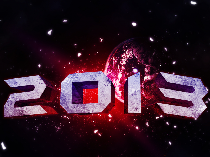 earth, земля, New year, космос, 2013, новый год, space